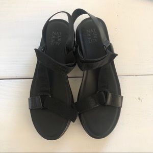 Naturalizer black sport sandals